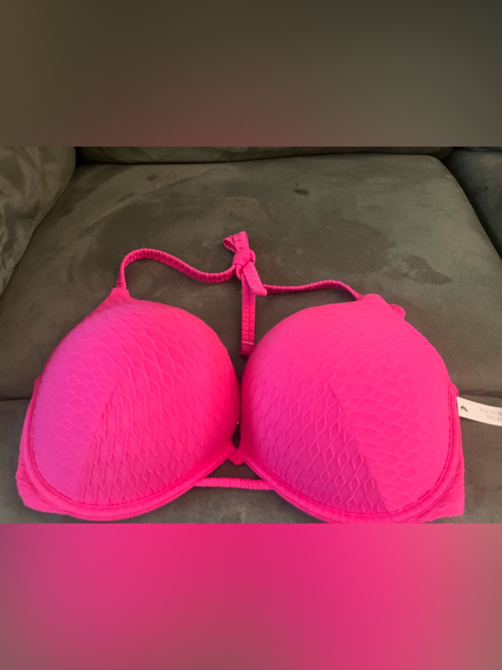Victoria's Secret Bright Pink Padded Bra